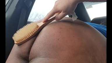 Spanked in the car